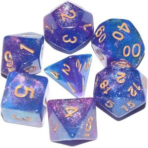 Galaxy DND Dice Set, 7 Pieces